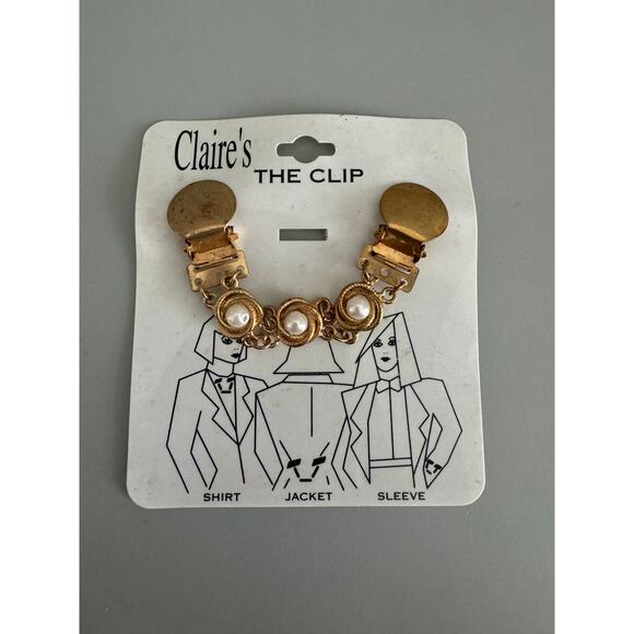Vintage Claire’s Jacket Clip 90’s  Original Package - Picture 1 of 6